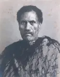 Charles Troughton Clark, Portrait of a Chief, photogravure