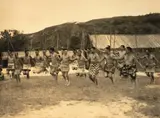 Enos Pegler, The Haka, albumen print