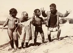 Ralph Seddon, The Haka, albumen print