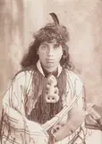 Josiah Martin, Susan, Rotorua, sepia albumen photograph, c. 1900