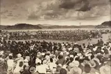 Charles Troughton Clark, Waitangi 1934, sepia print