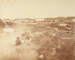 Photographer Unknown, Geysers, Whakarewarewa District, albumen print