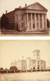 The Baptist Tabernacle, Auckland and Auckland Supreme Court by Burton Brothers together with Photographer Unknown, two albumen prints, sold Jun 2022