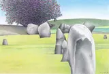 Don Binney, Landscape with Rock Forms