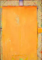 Philip Trusttum, The Worn Banner, oil on board