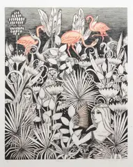 Imogen Tunnicliffe, Narcissus, drypoint, 1/10