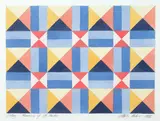 Stanley Palmer, Flag - Memories of St Marks, watercolour