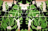 Edward Fuller, Asakusa Lanterns, acrylic on canvas