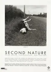 Peter Peryer, Second Nature Exhibition Poster, City Gallery Wellington, screenprint