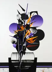 Martin Basher, Untitled, gesso, acrylic and enamel on canvas