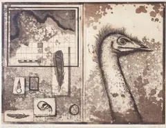 Peter Winch, Documentation of the Voyage of 1535, pages 11 and 12, etching, 2/35