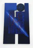 James Ross, Constellation (The City at Night), oil on two panels