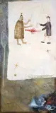 Helen S. Tiernan, Tupaia’s Sketchbooks/Exchange After W. Hodge, acrylic on canvas