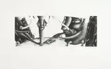 Jennifer Dolezel, Creatures of Havoc (or "Natural Encounters"), mezzotint, A/P