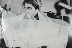 Rob Hood, Telephasmic Mass - Kurt Cobain, found poster and plastic (2008)