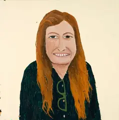 Nell from the series Redheads Unite by Richard Lewer, oil on canvas, offered Jun 2022