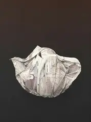 Siavash Momeny, Brevities, acrylic on canvas