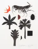 Untitled by Richard Killeen, oil on paper, sold Jun 2022