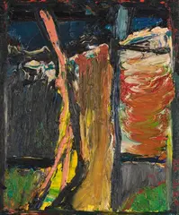 Untitled by Philip Trusttum, oil on board, sold Jun 2022