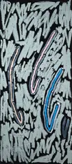William (Bill) Brown, Rain (27), oil crayon on paper