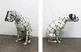 Hannah Kidd, Boxer (Humphrey), steel rod, corrugated iron, paint, 2010