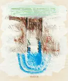 Jim Allen, Mater, mixed media on paper