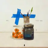 Damien Kurth, Interface, oil on board