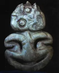 Untitled - Inanga Hei Tiki by Fiona Pardington, type C print, sold Jun 2022