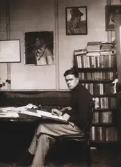 Laurence Baigent, Portrait of Leo Bensemann, gelatin silver print