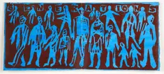Wayne Seyb, Generations, linocut