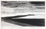 Marilynn Webb, Lake Mahinerangi 16, etching, 5/20