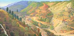 Frank Gross, Untitled Landscape, oil on canvas
