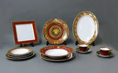 Versace for Rosenthal, A one-hundred-and-two piece ‘Medusa’ porcelain dinner set, manufacturer's mark to the bases