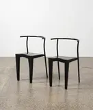 Philippe Starck for Kartell, A pair of Dr Glob chairs, metal and plastic
