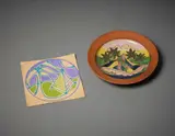 Warren Tippett, Early painted dish