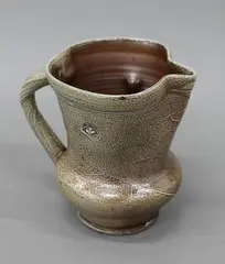 Ross Mitchell-Anyon, Salt glazed jug, wood fired stoneware, c. 2000