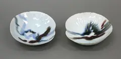 David Brokenshire, Pair of ‘Winter Trails’ bowls, porcelain