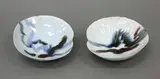 David Brokenshire, Pair of ‘Winter Trails’ bowls, porcelain