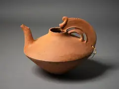 Baye Riddell, Large pouring vessel, unglazed terracotta with natural patina
