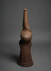 Barry Brickell, Spiromorph, unglazed pottery with natural patina