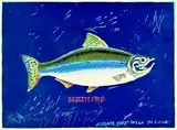 Dick Frizzell, Sockeye (Red), screenprint, 36/50