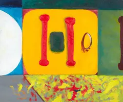 Jeffrey Harris, For Colin McCahon, oil on canvas