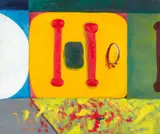 Jeffrey Harris, For Colin McCahon, oil on canvas