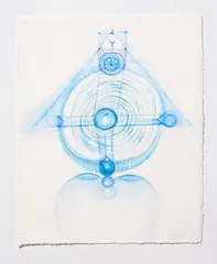 James Robinson, Untitled, ink and watercolour