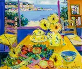 Eva Hannah, The Old Table, oil on canvas