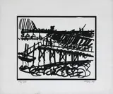 Michael Smither, Untitled, screenprint, 15/30