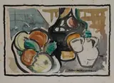 Hilda Alexandra Wiseman, Untitled - Still Life, watercolour on paper