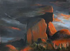 Hillary Weeks, The Keepers III, oil on canvas