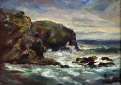 Alfred Henry O'Keeffe, Untitled, oil on canvas