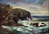 Alfred Henry O'Keeffe, Untitled, oil on canvas